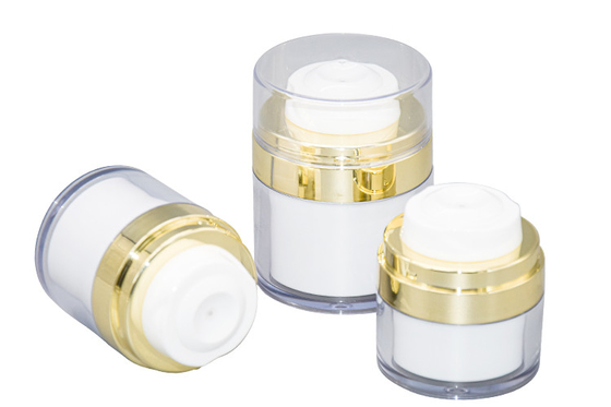 Airless Pump Luxury Cosmetic Cream Jars Packaging UKC59 15g 30g 50g