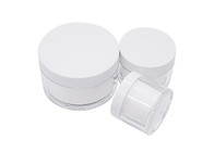 50g/100g/200g Customized Color And Logo Skin Care Packaging Transparent Replaceable Acrylic Cream Jar UKC36