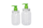 350ml 450ml 650ml Pump Sanitizer Bottle Transparent Pet 2.0cc Foam Soap Aluminum Lid