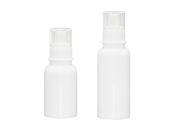 Cosmeceutical 30ml 50ml Empty AS Plastic Airless Pump Bottle For Skin Care Packaging