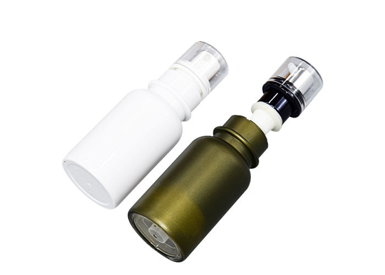 Cosmeceutical 30ml 50ml Empty AS Plastic Airless Pump Bottle For Skin Care Packaging