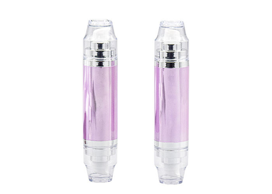 UKA60 Luxury Two End Dual Chamber 15ml*2 Airless Lotion Bottle ABS AS Container