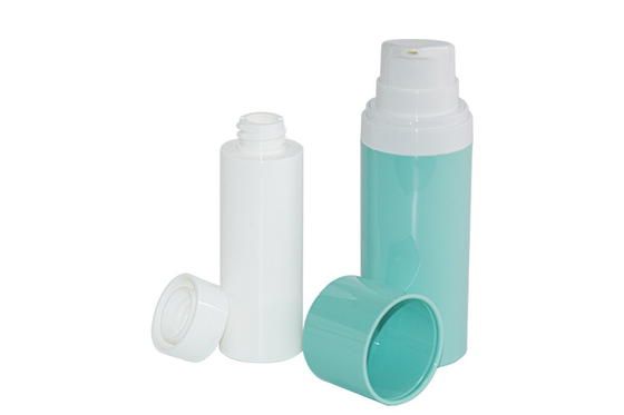 30ml 50ml Refillable PET Airless Pump Bottles Improved Performance 100% PCR