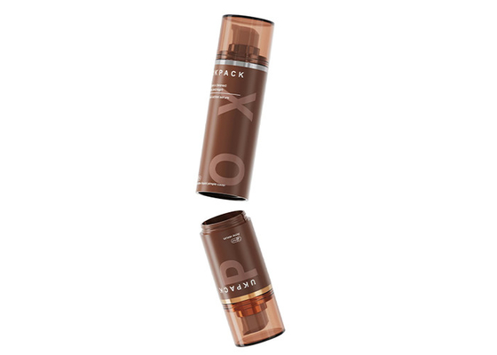 Double-Head Detachable Airless Bottle 15ml+30ml For Base Makeup Liquid Foundation Morning C Evening A Essence