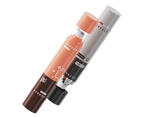 Double-Head Detachable Airless Bottle 15ml+30ml For Base Makeup Liquid Foundation Morning C Evening A Essence