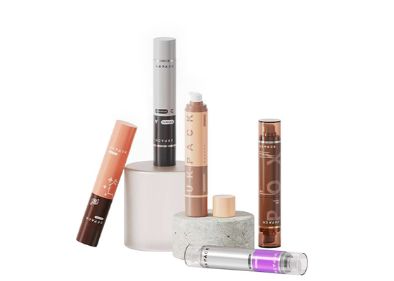 Double-Head Detachable Airless Bottle 15ml+30ml For Base Makeup Liquid Foundation Morning C Evening A Essence