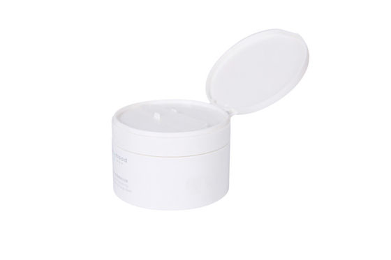 Face Body PP 100g Flip Cap Od 72mm Skin Care Cream Jar Packaging