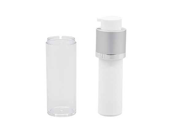 15ml 30ml 50ml Acrylic Airless Bottle Round Rotating Lift Type