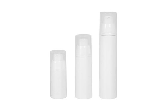 Оптовые бутылки насоса круга 15ml 30ml 50ml белые безвоздушные